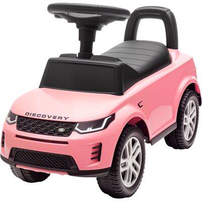 Qaba Land Rover Licensed Ride On Car for Kids, Toddler Baby Push Car with Under Seat Storage, for 18-36 Months, Pink Qaba Land Rover Licensed Ride On Car for Kids, Toddler Baby Push Car with Under Seat Storage, for 18-36 Months, Pink