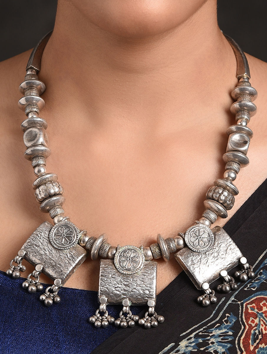 Jaypore Women Vintage Silver Necklace