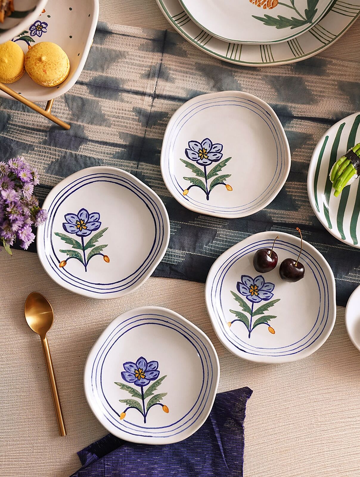 Jaypore Handpainted Ceramic Small Plates