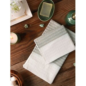 Jaypore Grey Cotton Handloom Hand Towel