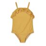 Liewood Josette Recycled Material One-piece Swimsuit Mustard 2 years Girl