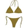 Caro luna Perla 2-Piece Swimsuit Khaki S Women