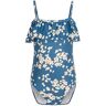 Petit Bateau Madame Blossom 1-piece swimming costume Blue 4 years Girl