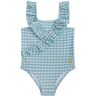 Bobo Choses Vichy 1-piece swimming costume Light Blue 6 months Girl