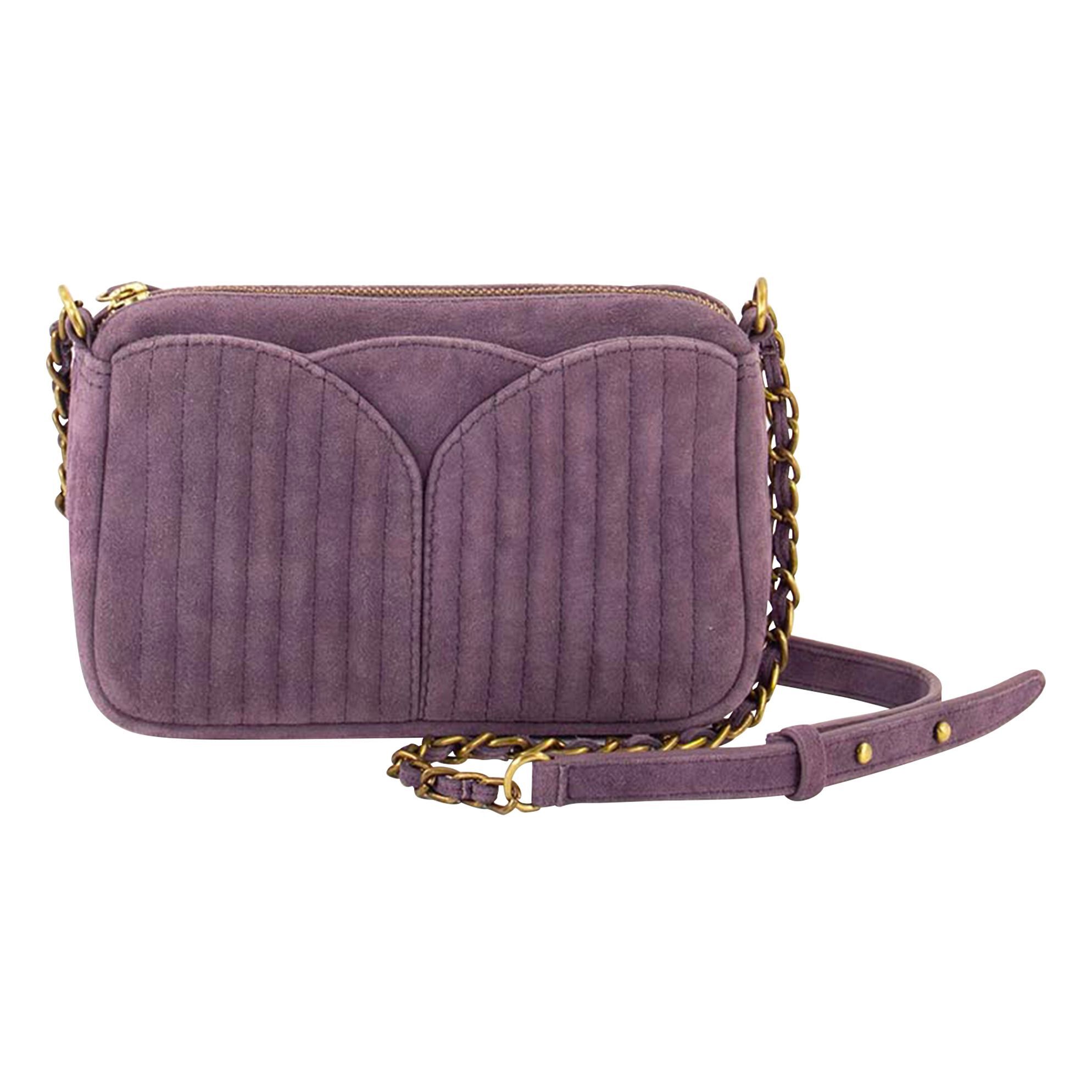 Sessùn Divinou Quilted Leather Bag Purple one size Women