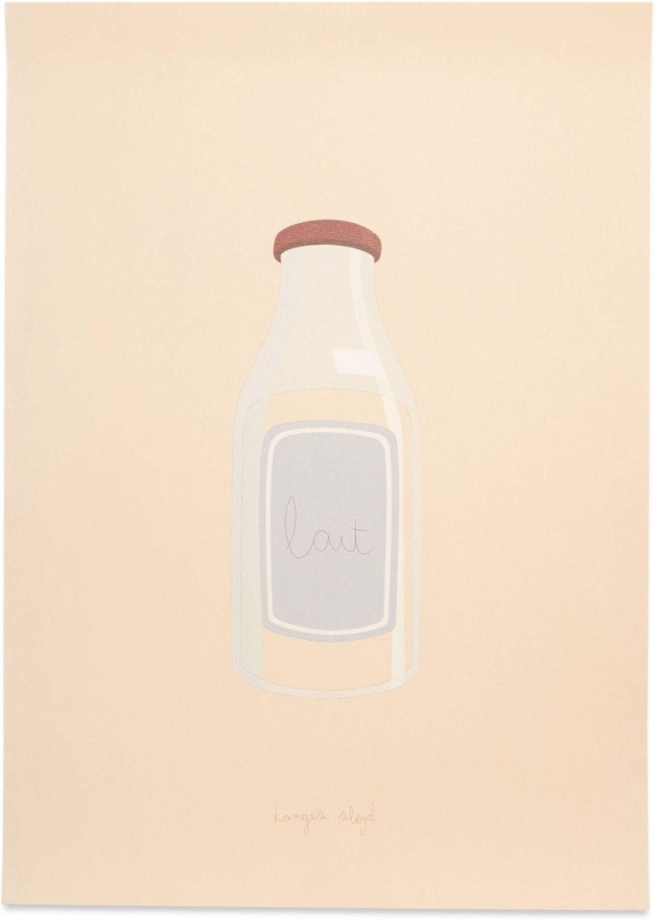 Konges Sløjd Milk Poster - FSC Paper Multicoloured one size unisex