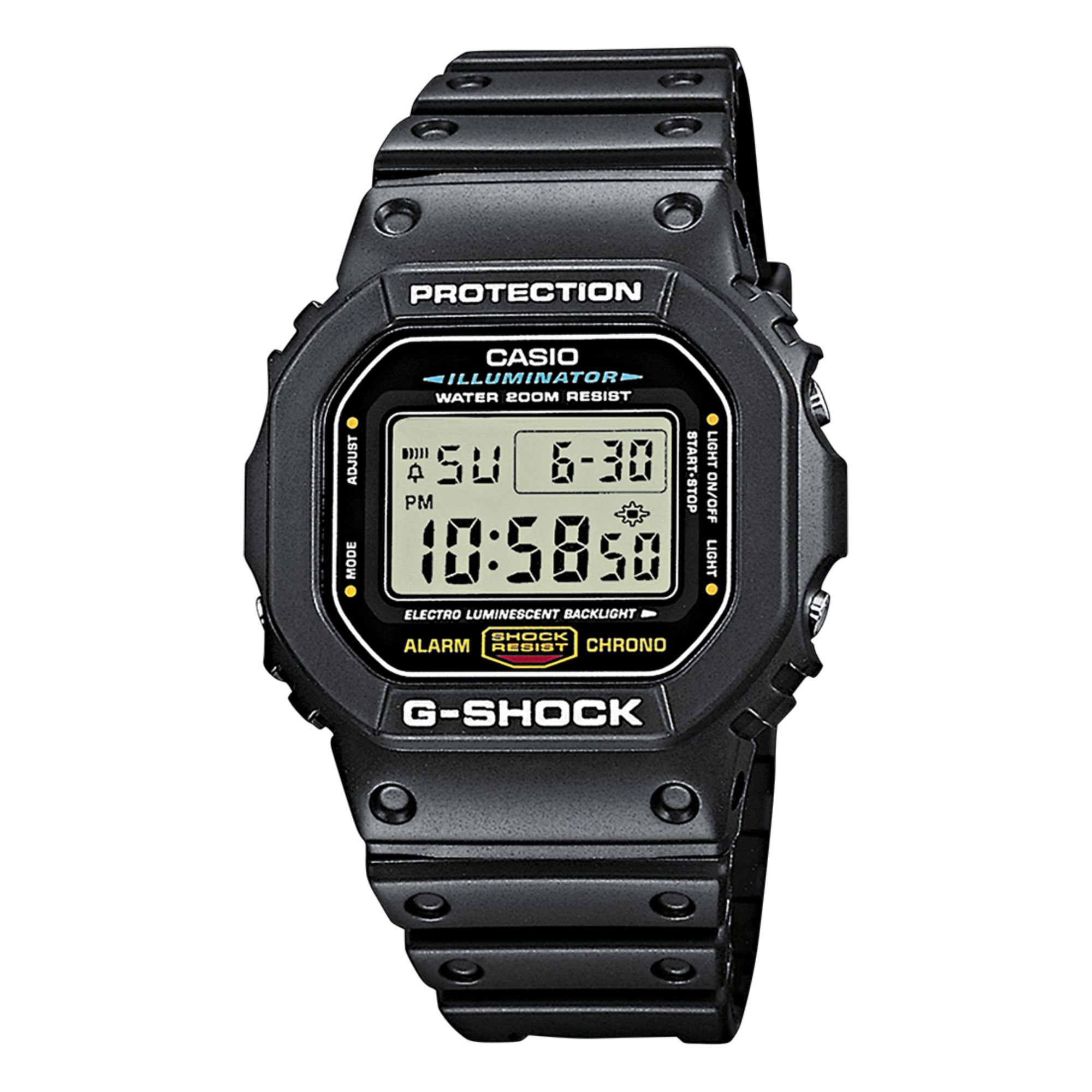 G-Shock 5600 Watch Black one size Man