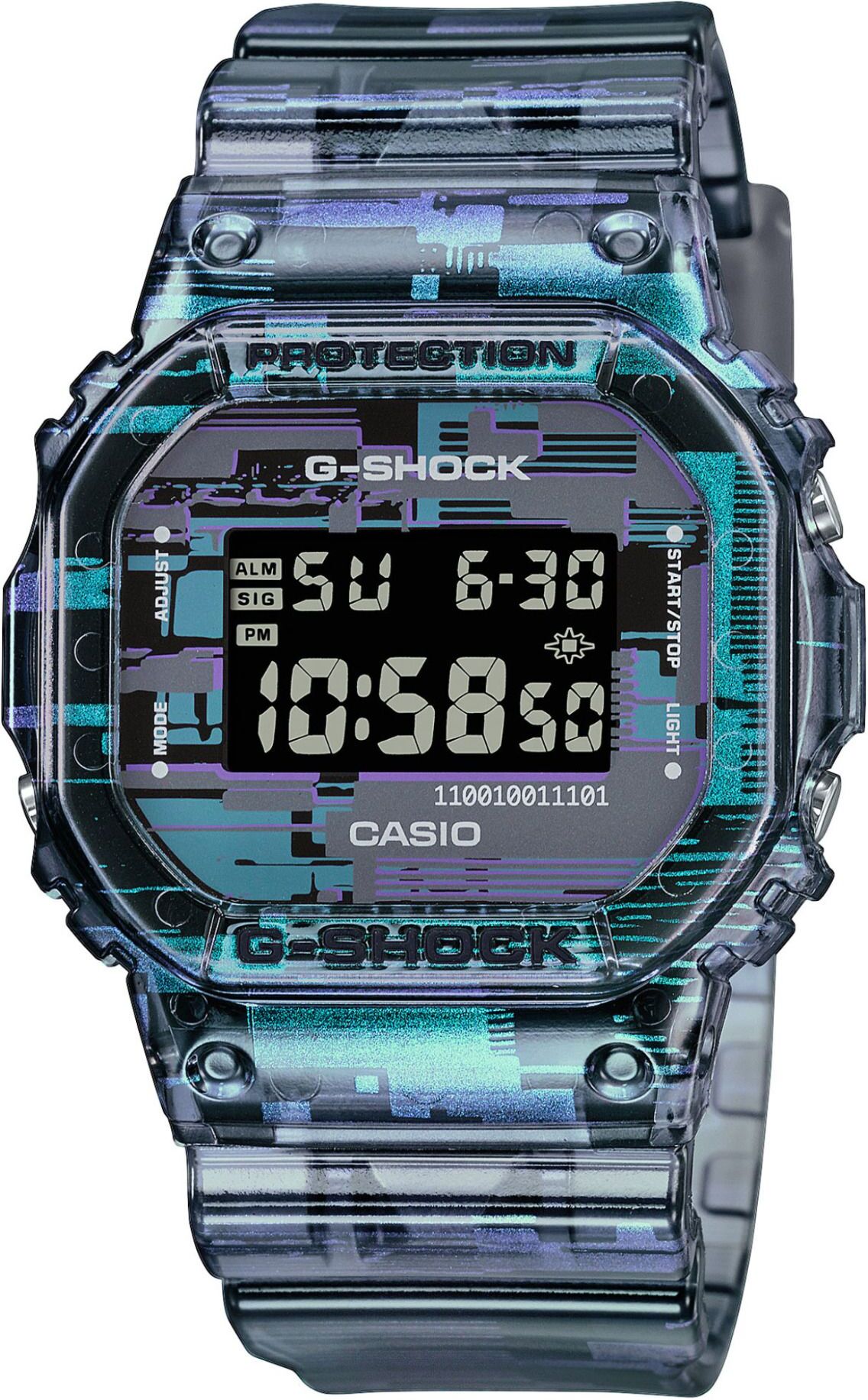 G-Shock 5600 Watch Blue one size Man