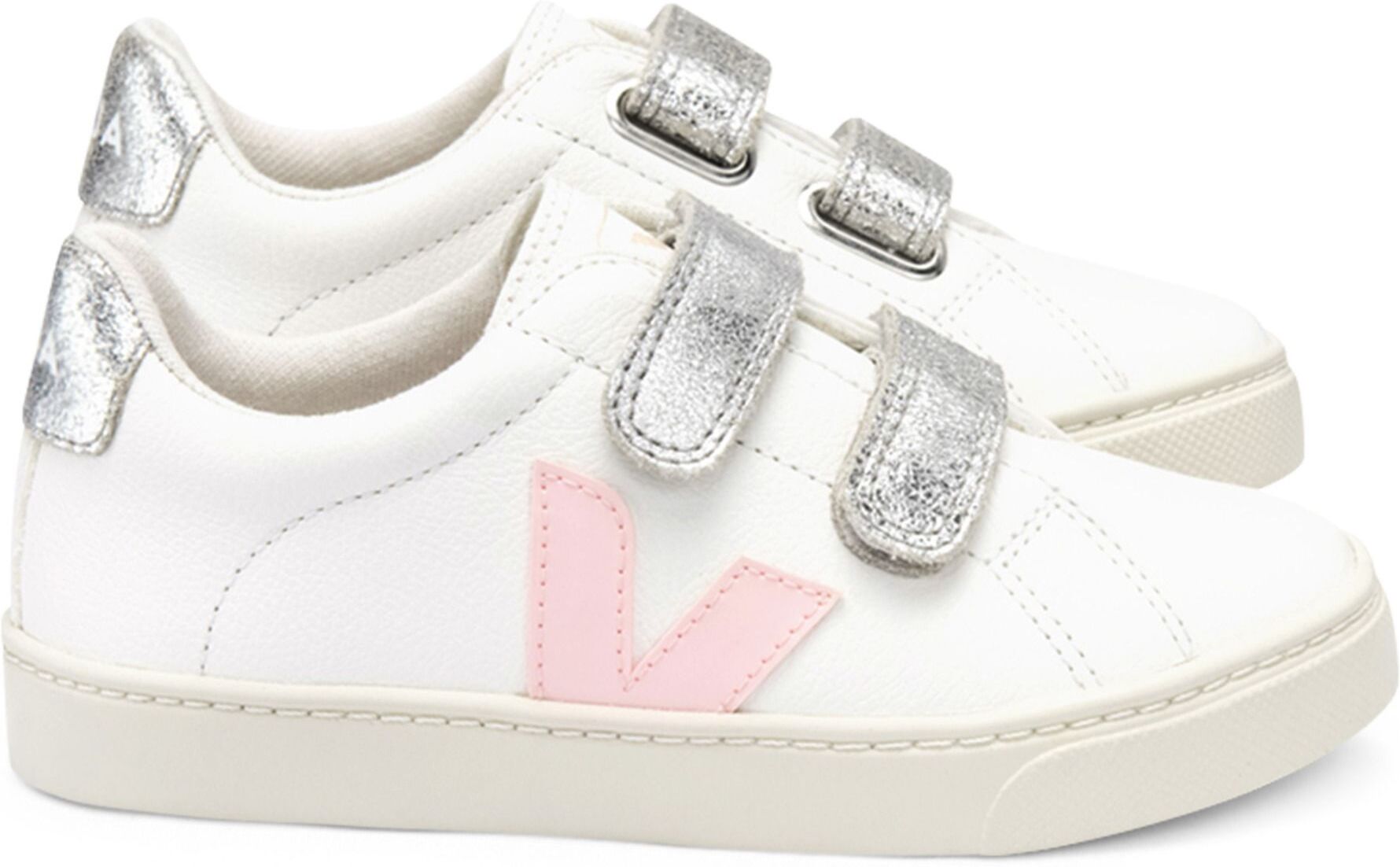 Veja Velcro Esplar Leather Sneakers Silver 25EU Girl