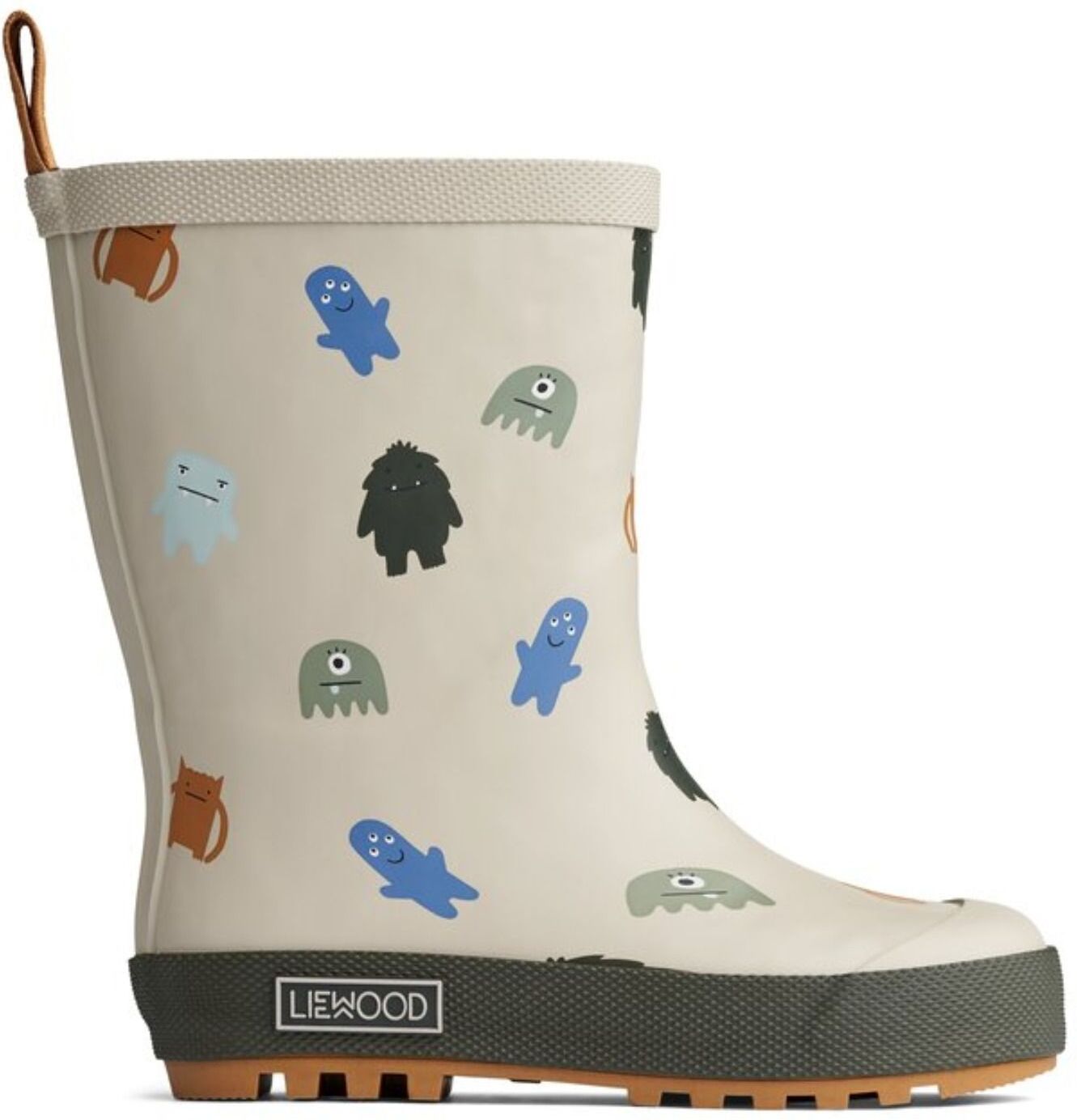 Liewood Mason Monster Rain Boots Beige 31EU Girl