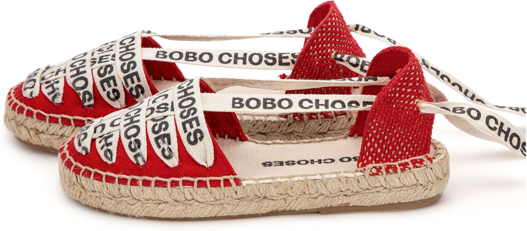 Bobo Choses Organic cotton espadrilles Red 27EU Girl