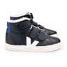 Veja Esplar Mid Fur-Lined Leather Velcro Sneakers Black 22EU Girl
