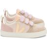 Veja V-10 Suede Velcro Sneakers Pale pink 26EU Girl