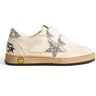 Golden Goose Ballstar Glitter Velcro Sneakers Silver 22EU Girl