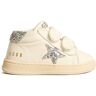 Golden Goose June Glitter Scratch Sneakers Silver 21EU Girl