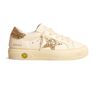 Golden Goose May Glitter Lace-Up Sneakers Gold 28EU Girl
