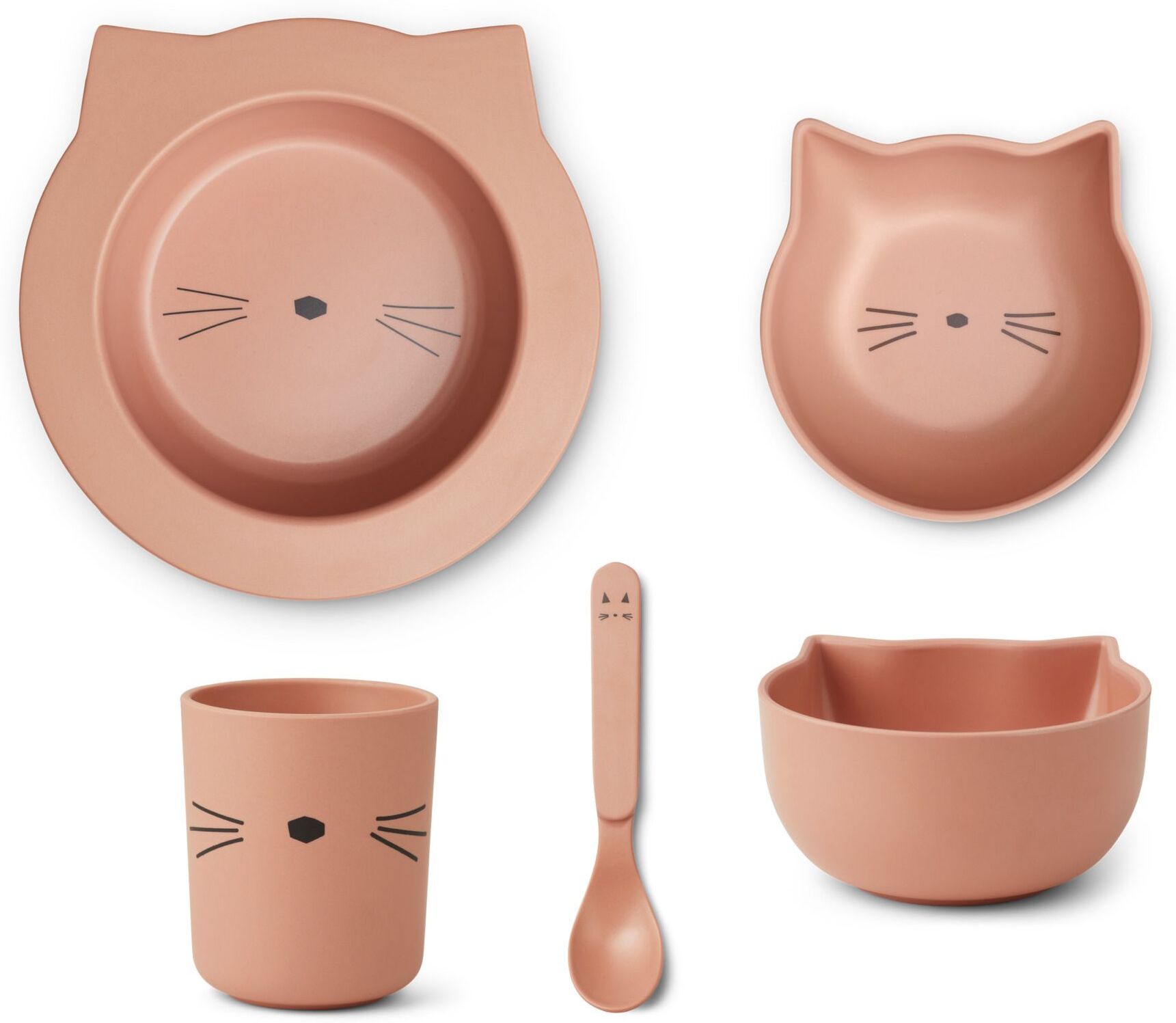 Liewood Joana PLA Dinnerware Set - set of 4 Blush one size unisex