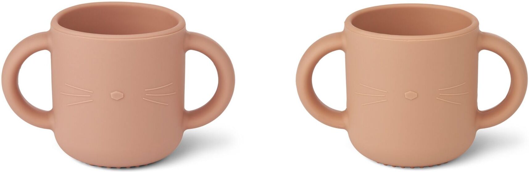 Liewood Gene Silicone Cups - Set of 2 Pink one size unisex