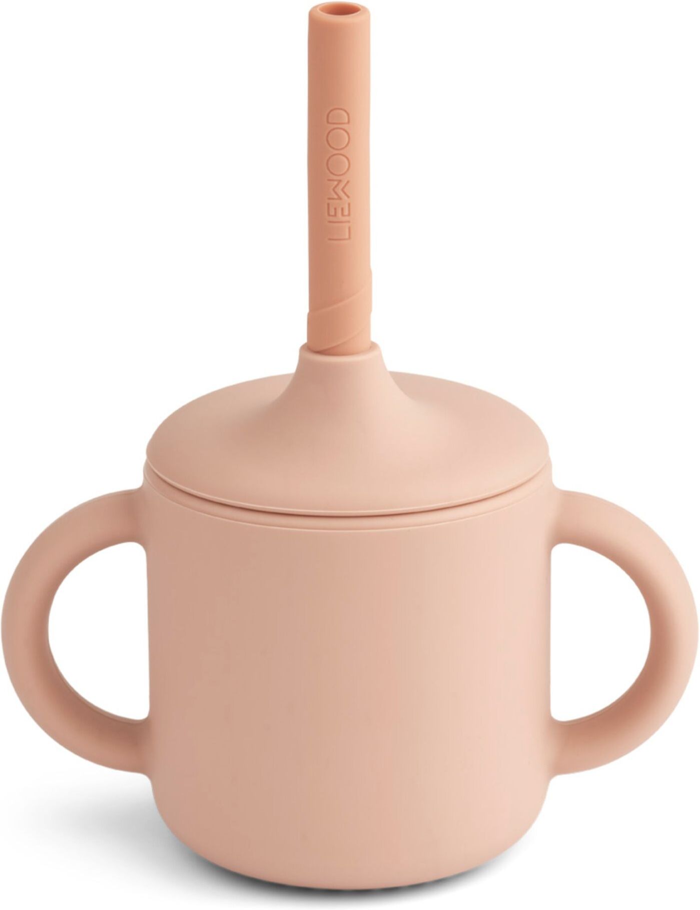 Liewood Cameron Silicone Learning Cup and Straw Pink one size unisex