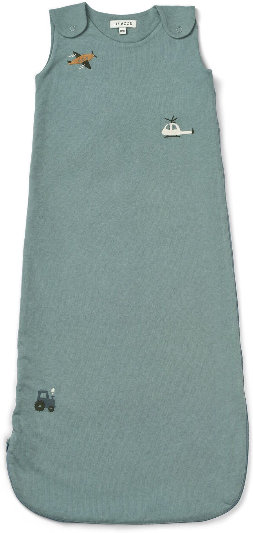 Liewood Sean Organic Cotton Baby Sleeping Bag Grey blue 0/6 months unisex