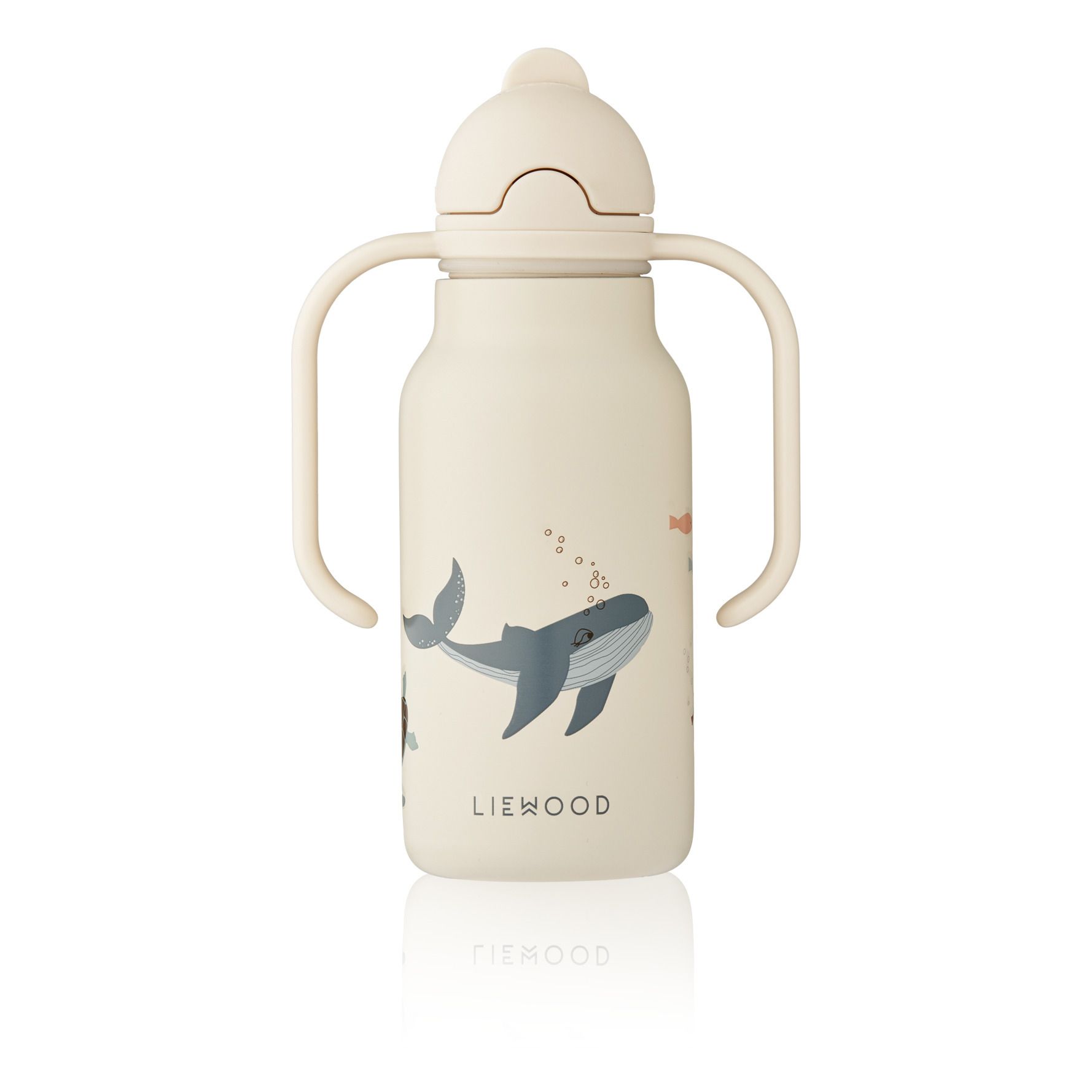 Liewood Kimmie stainless steel water bottle - 250 ml Sea creature/Sandy one size unisex