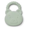 Liewood Silicone Bear Teething Ring Grey blue one size unisex