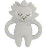 Konges Sløjd Natural Rubber Lion Teething Ring Grey one size unisex