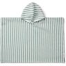 Liewood Paco Organic Cotton Poncho Stripe Peppermint/White 5/6 years unisex