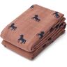 Liewood Lewis organic cotton nappies - Set of 2 Horses/Dark rosetta one size unisex