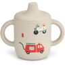 Liewood Neil Silicone Learning Cup Emergency vehicle/Sandy one size unisex