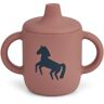 Liewood Neil Silicone Learning Cup Horses/Dark rosetta one size unisex