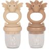 Konges Sløjd Unicorn nibbles - Set of 2 Pink one size unisex