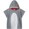 Stella McCartney Kids Shark Bath Poncho Grey 2/4 years unisex