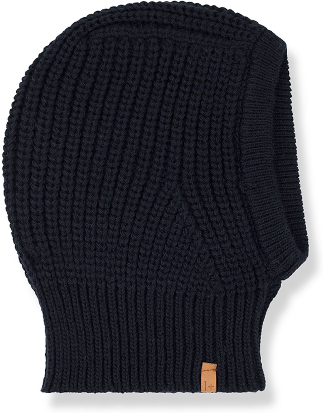 1+ in the family Snowy Tricot balaclava Navy blue 6/12 months Girl