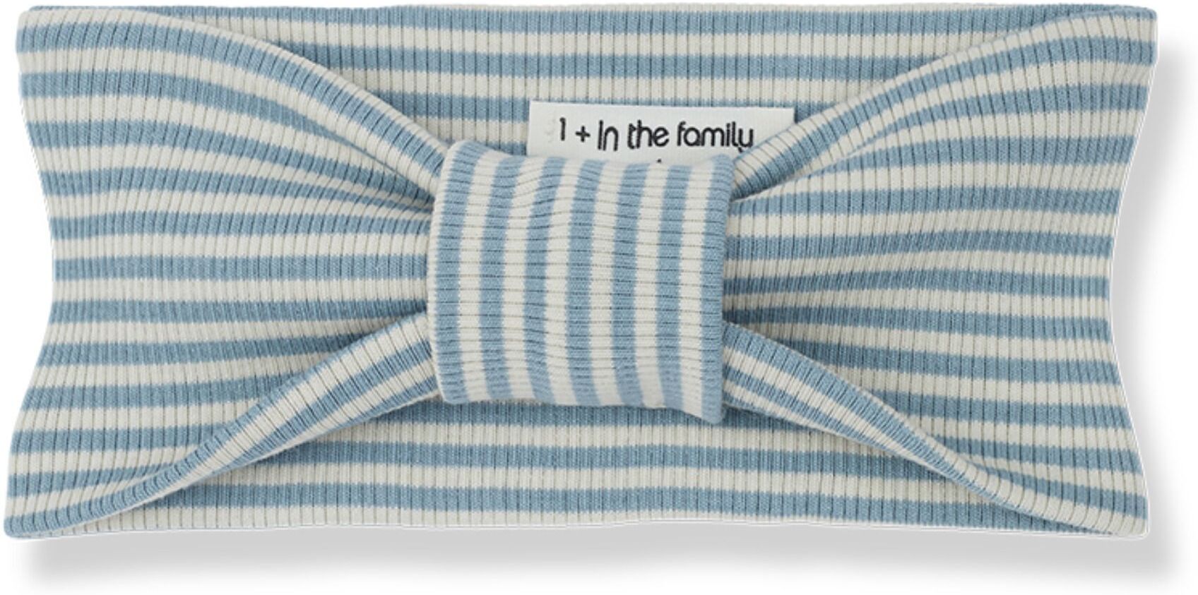 1+ in the family Ruth Striped Headband Blue Green 6/12 months Girl