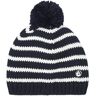 Petit Bateau Fleece-lined Striped Beanie Blue 3/4 years Boy