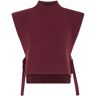 Sessùn Louis Recycled Wool Sleeveless Jumper x Smallable Burgundy OS - S/M/L Women