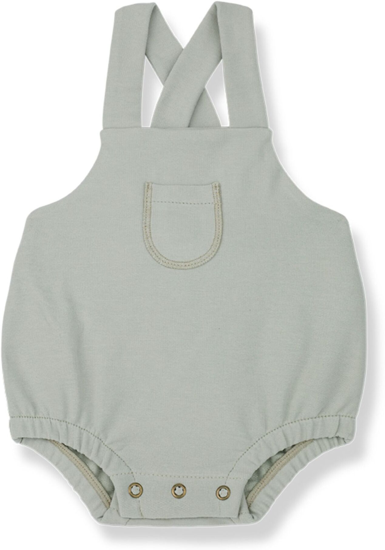 1+ in the family Dean Strap Romper Pale green 6 months Girl