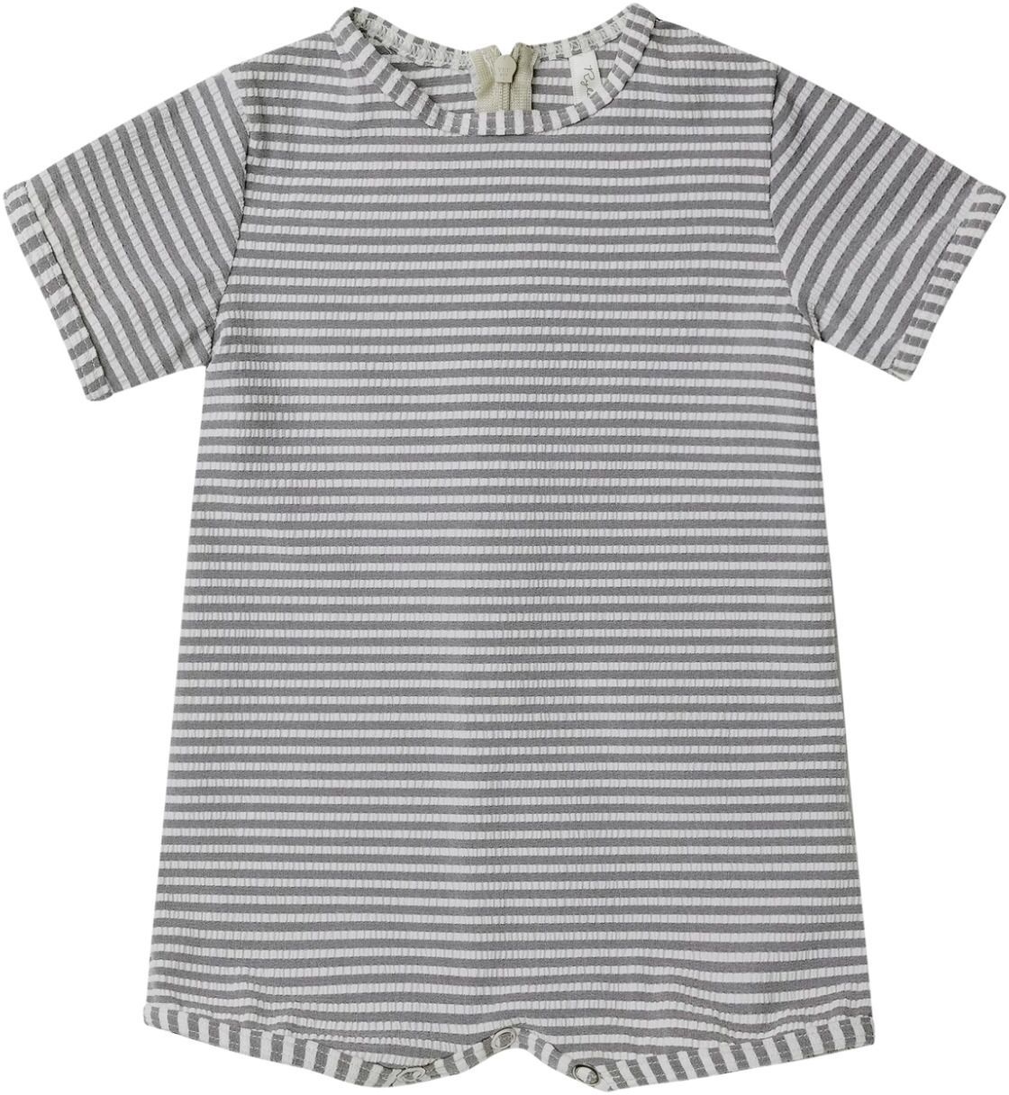 Rylee + Cru Striped Anti-UV Playsuit Grey 0/3 months Girl