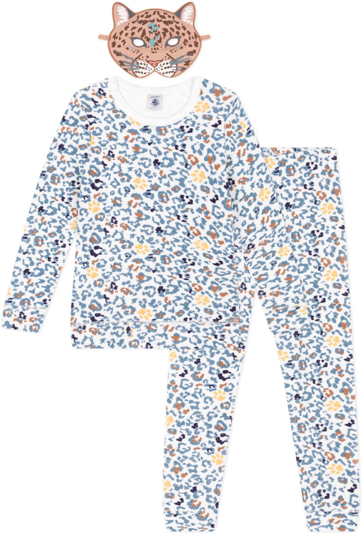 Petit Bateau Terry Bouclette Pyjamas Ecru 4 years Girl