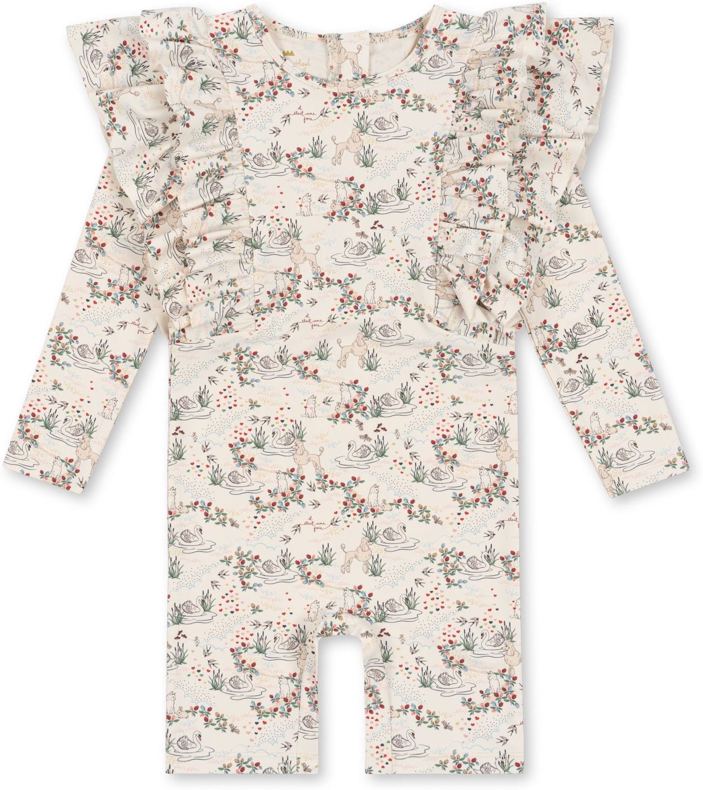 Konges Sløjd Manuca UV protection suit Recycled fibres Beige 12 months Girl