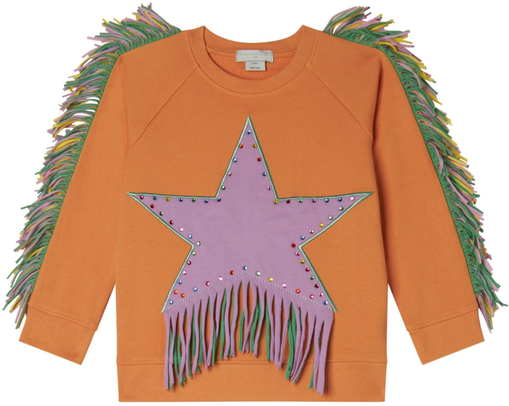 Stella McCartney Kids Star sweatshirt Apricot 3 years Girl