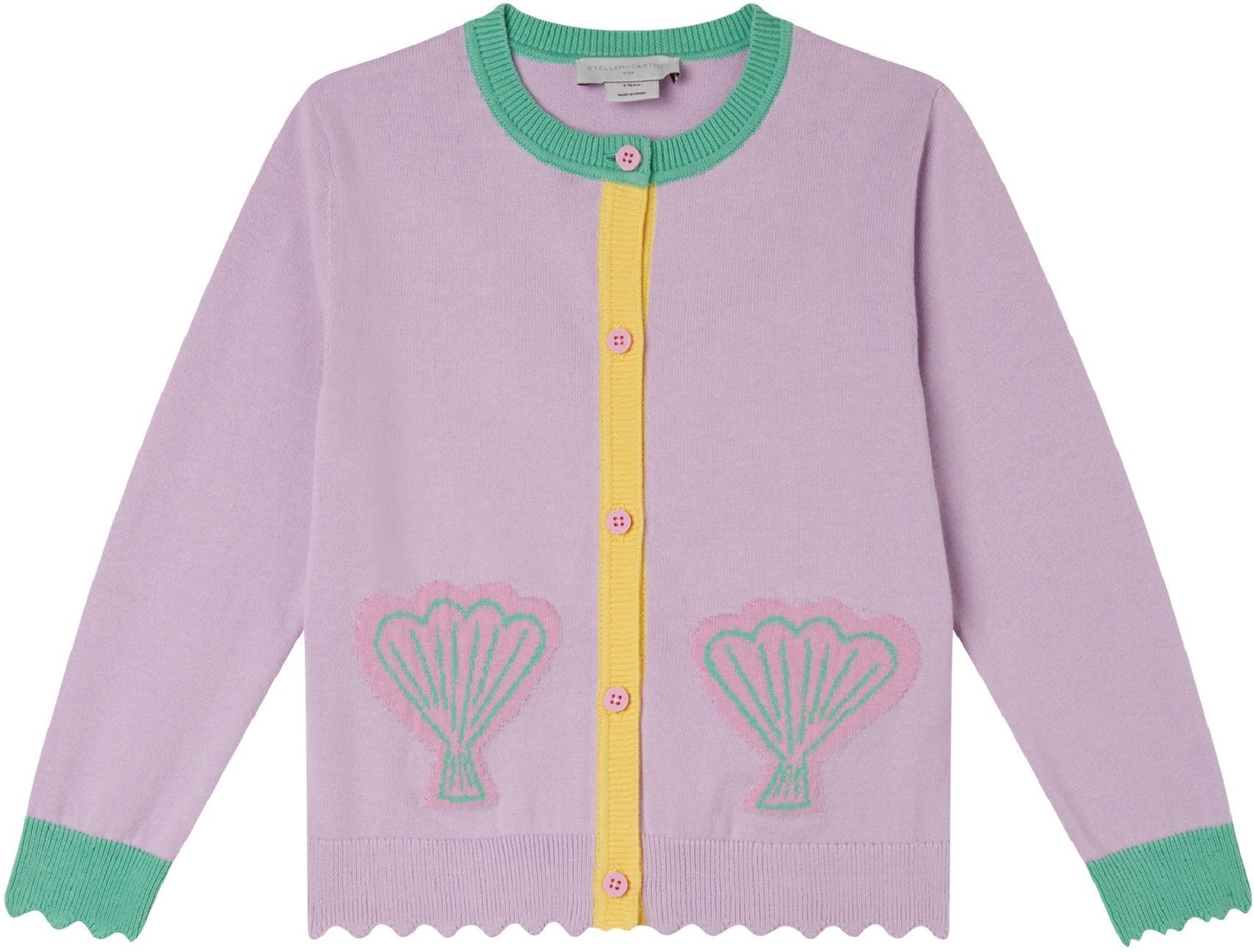 Stella McCartney Kids Shell cardigan Lilac 3 years Girl