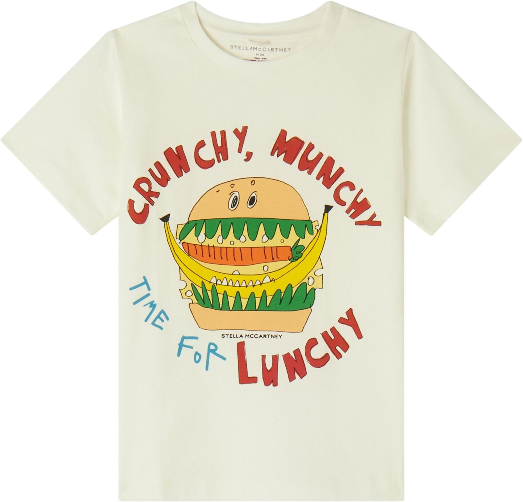 Stella McCartney Kids Burger T-Shirt Ecru 2 years Boy