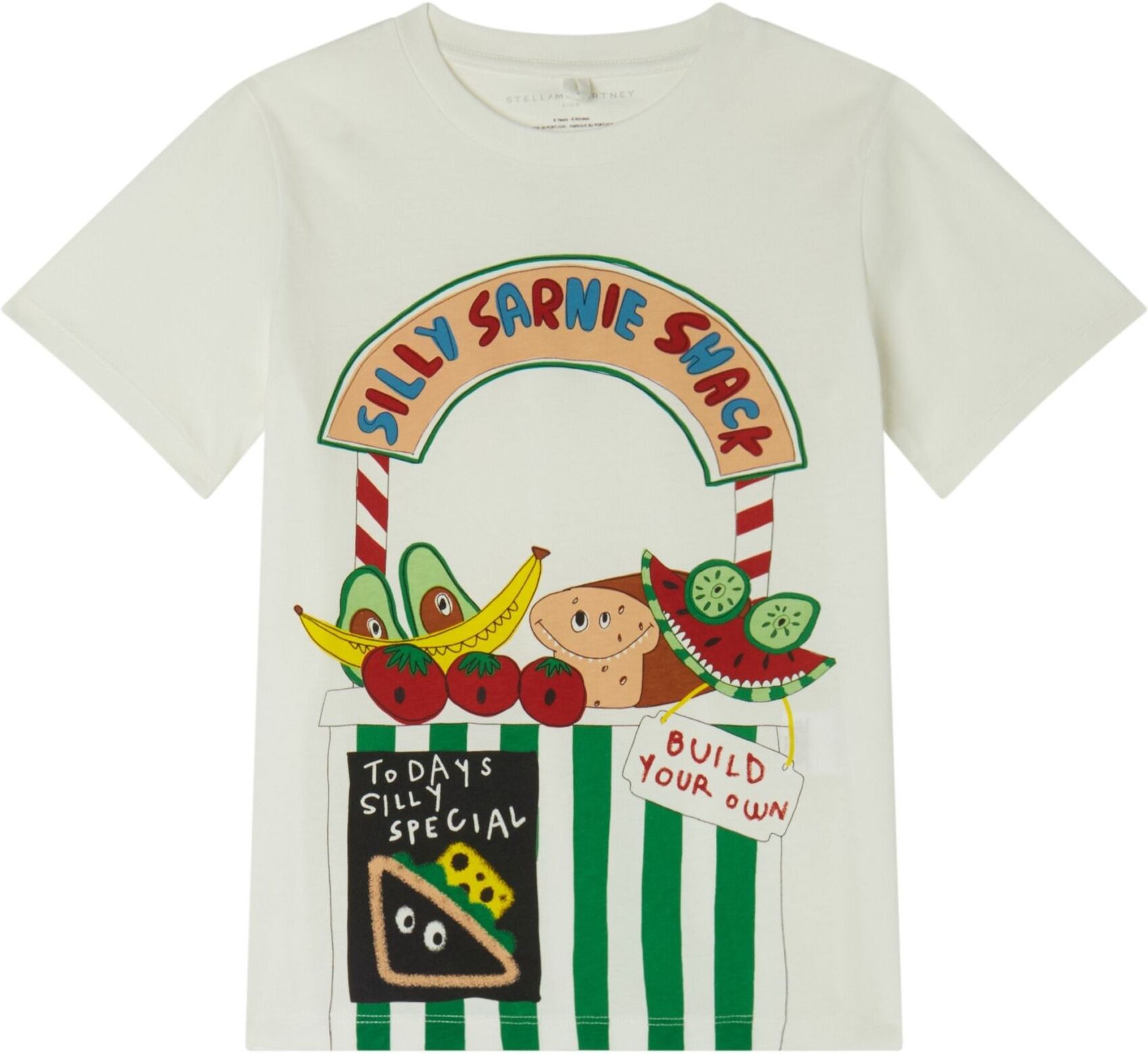 Stella McCartney Kids Stand T-Shirt White 2 years Boy