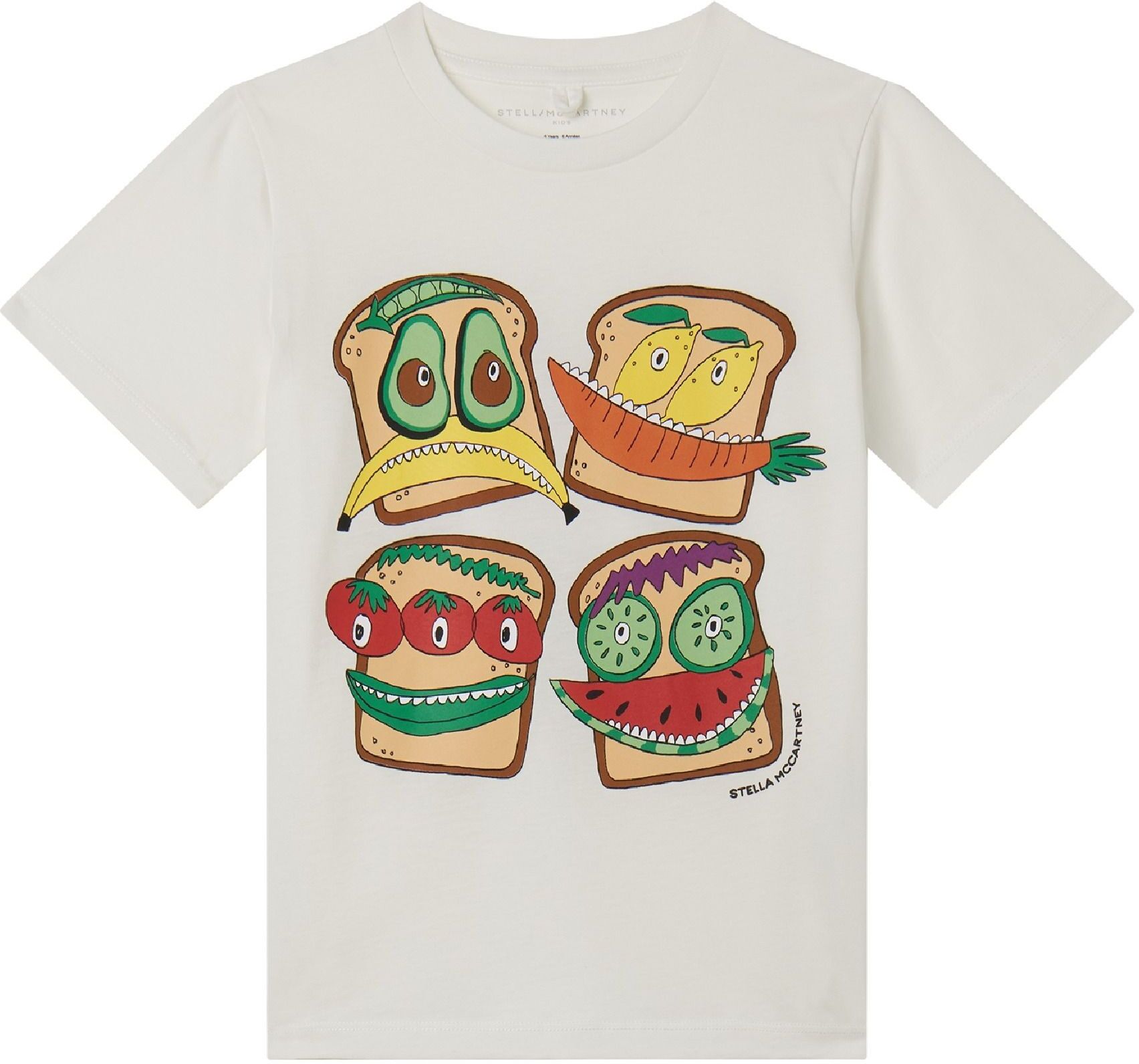 Stella McCartney Kids Sandwiches T-Shirt White 2 years Boy