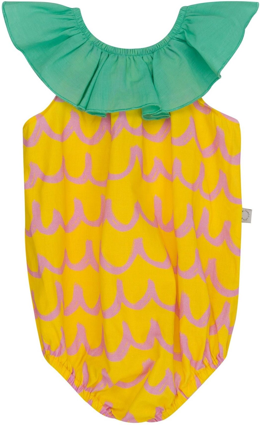 Stella McCartney Kids Pineapple romper Yellow 6 months Girl