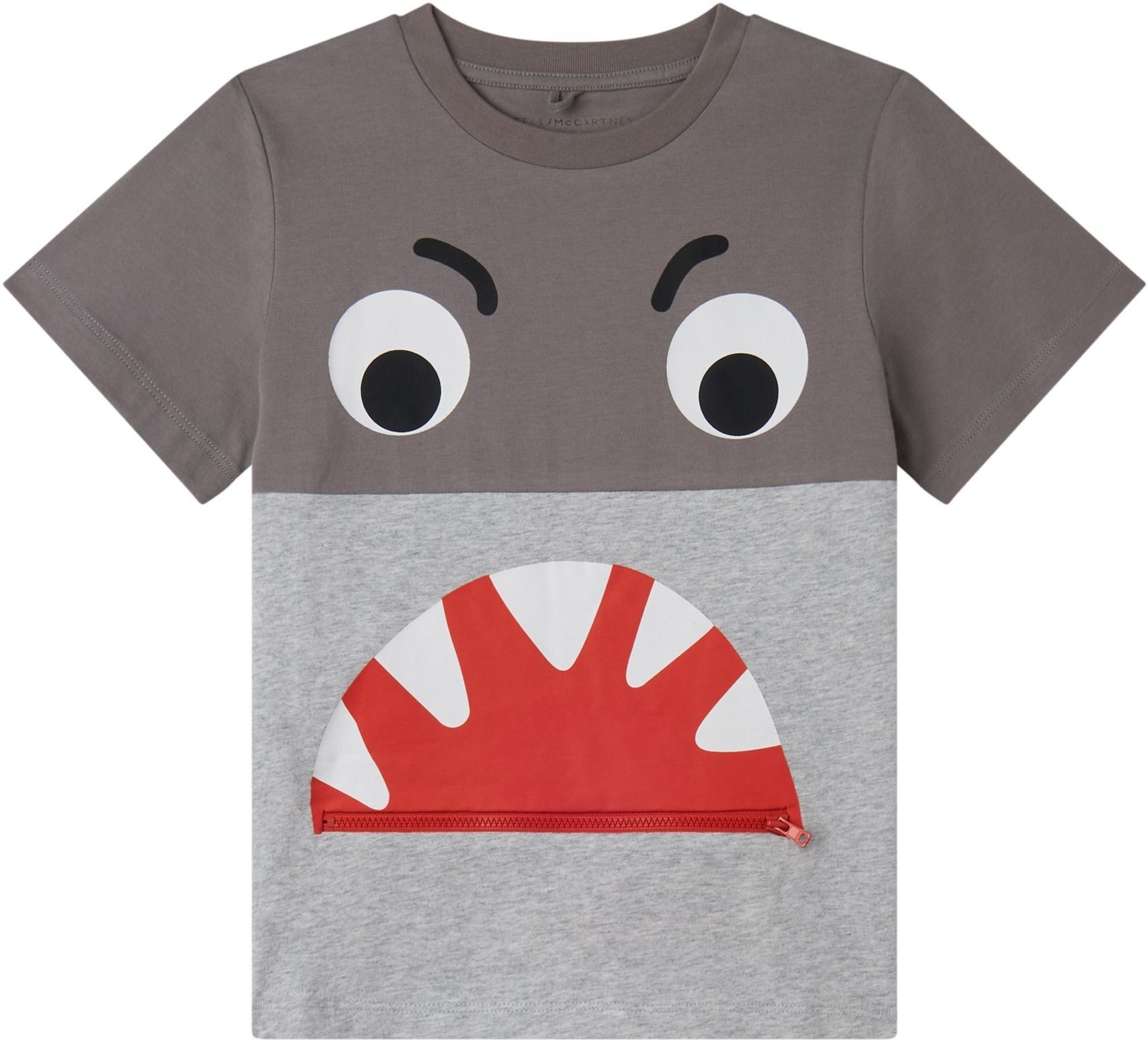 Stella McCartney Kids Shark T-Shirt Grey 2 years Boy