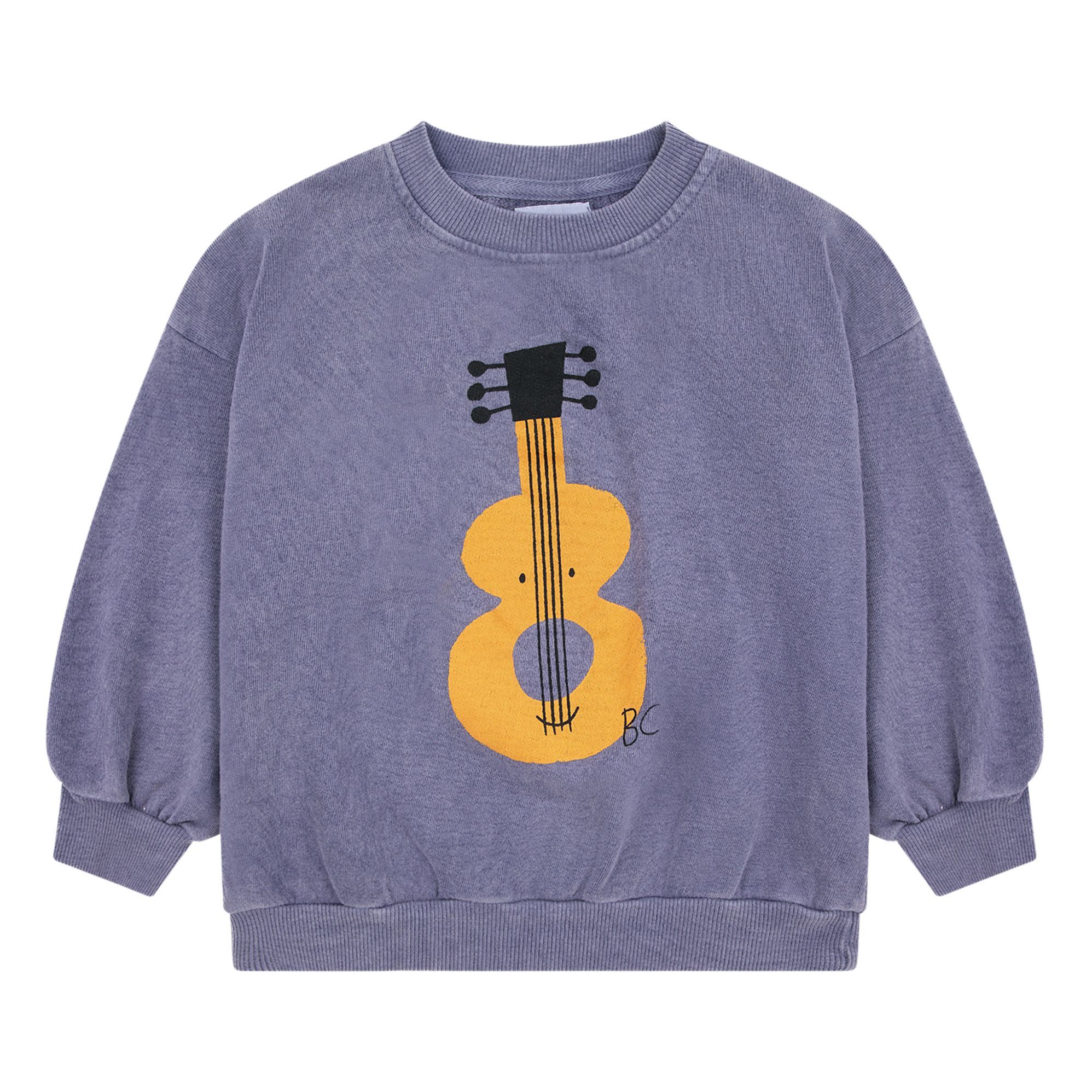 Bobo Choses Organic cotton guitar sweatshirt Blue 2/3 years Girl
