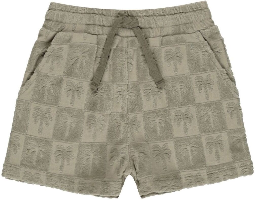 Rylee + Cru Palm terry shorts Sage 3/6 months Girl